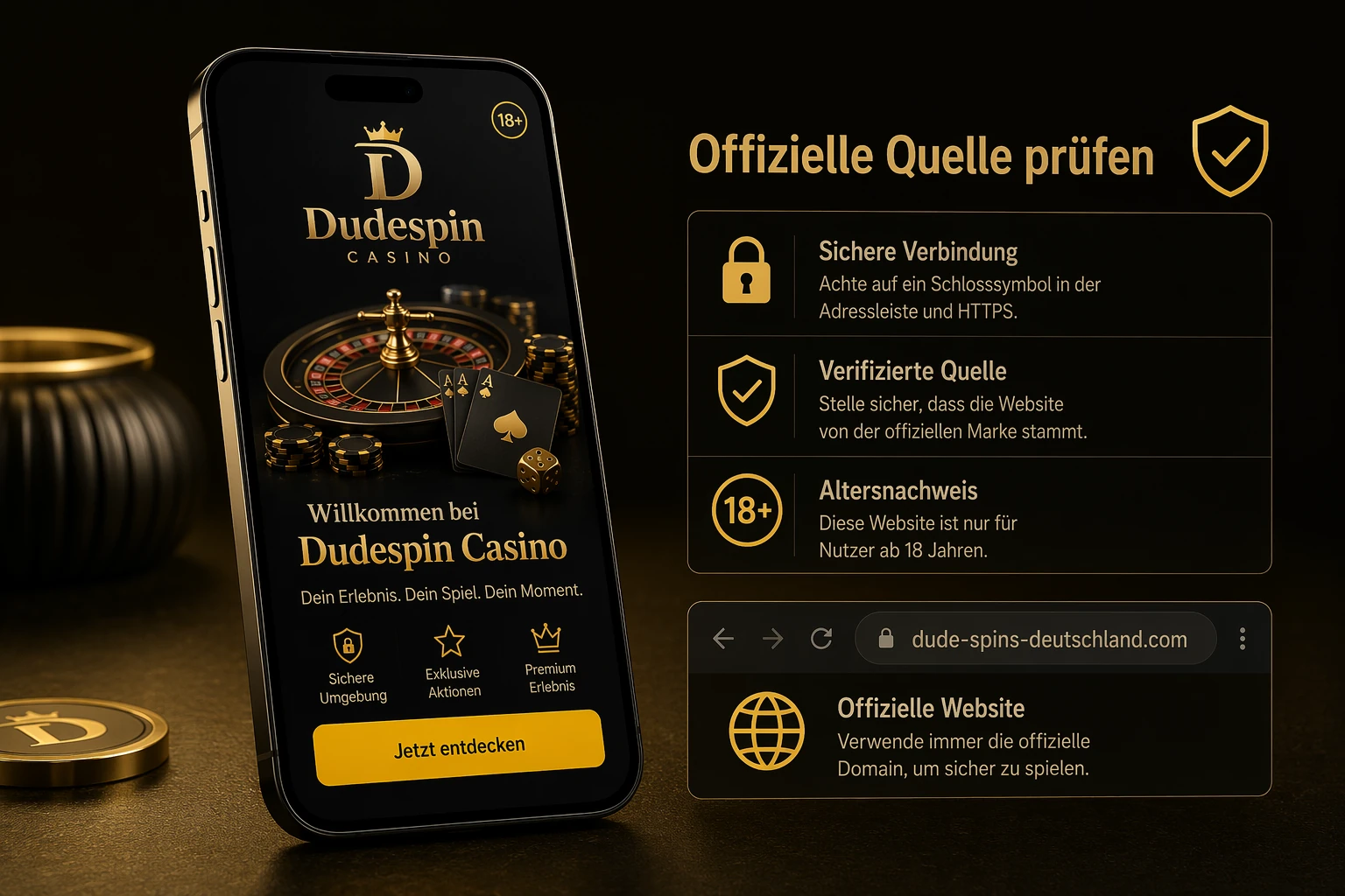 Sichere Download-Quellen für die Dudespin App erkennen