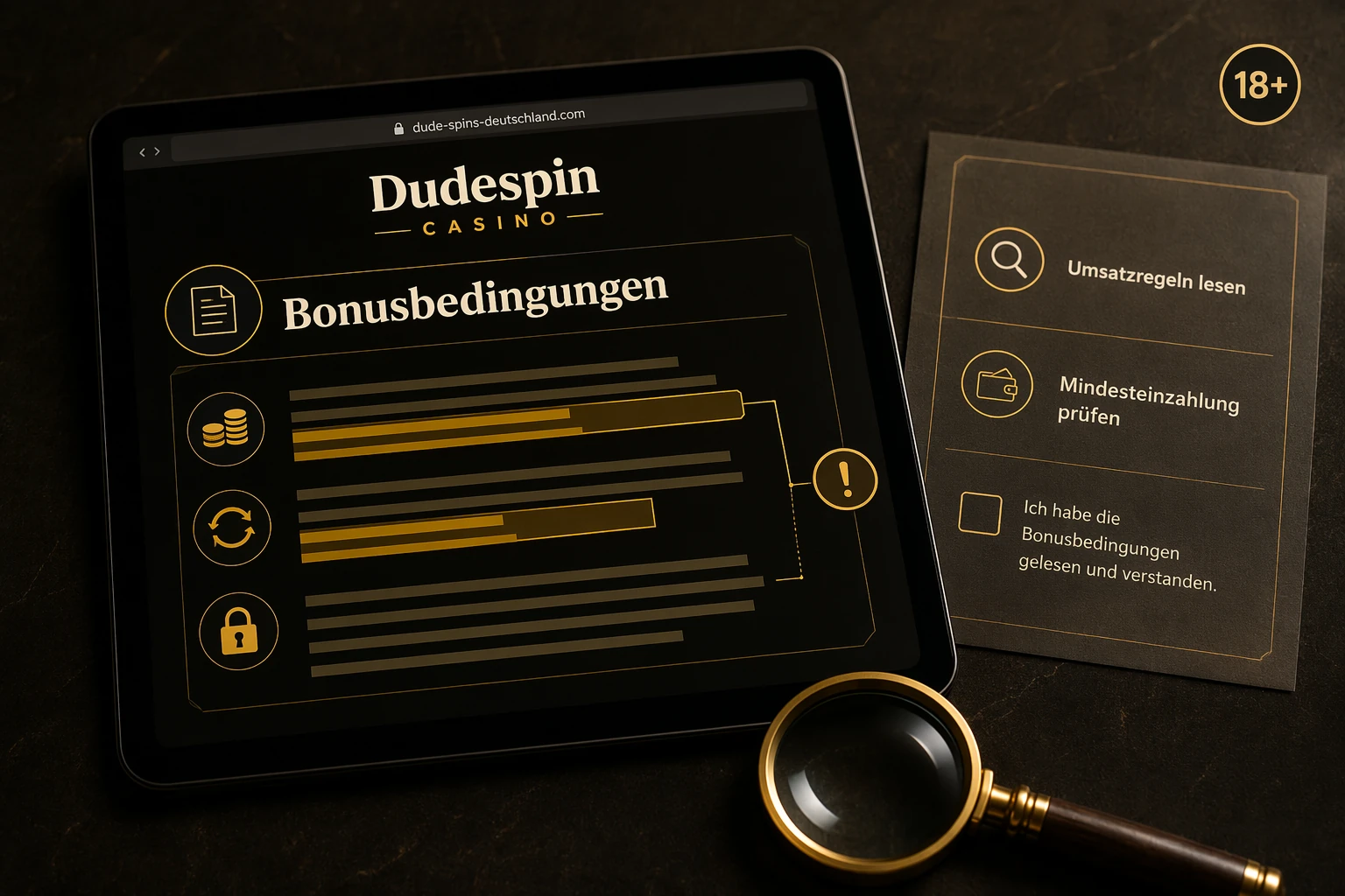 Bonusbedingungen richtig lesen, bevor man sie akzeptiert