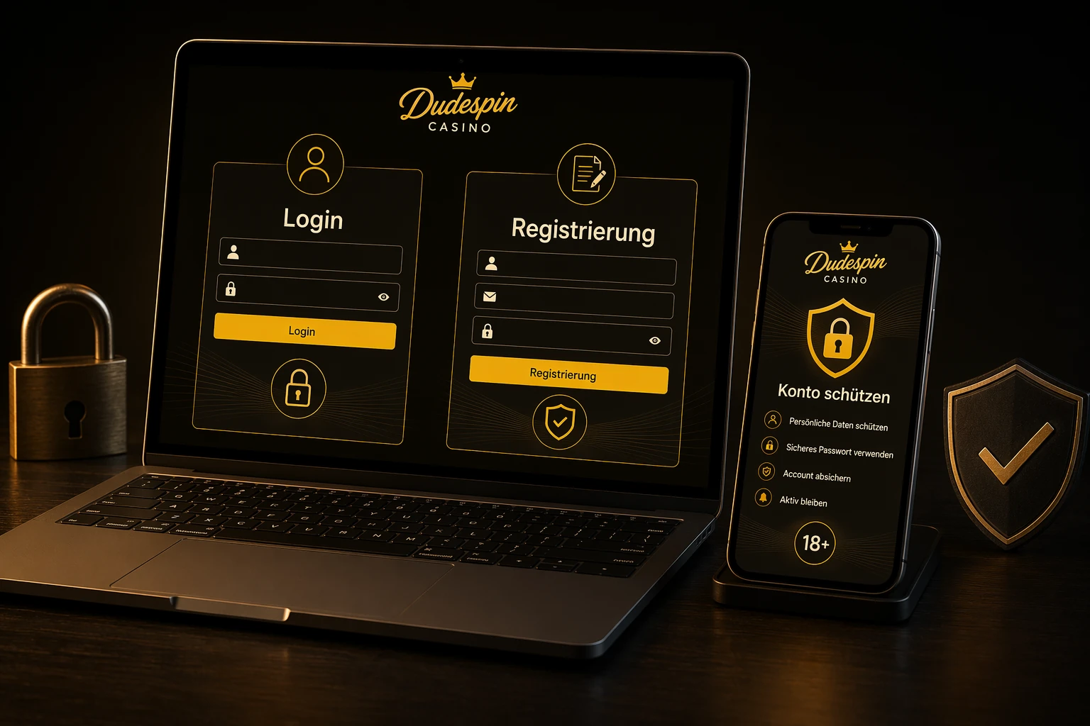 Dudespin Login und Registrierung im Überblick