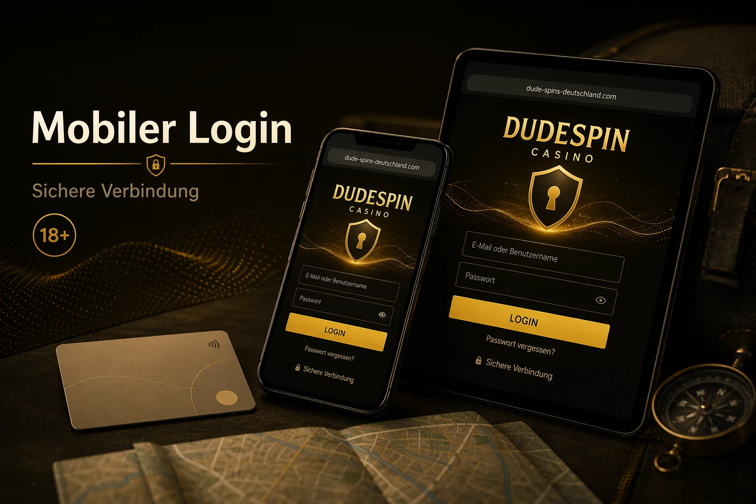 Dudespin Casino Login von unterwegs
